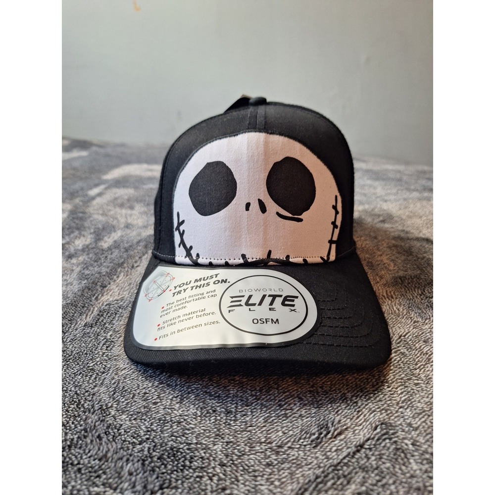 Disney The Nightmare Before Christmas SnapBack‎ Hat  SKELLY One Size Adjustable